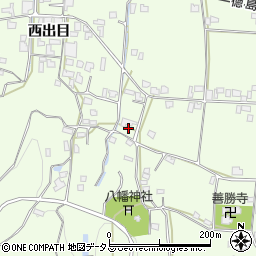 徳島県吉野川市川島町学西出目2周辺の地図