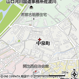 山口県防府市中泉町9-30周辺の地図