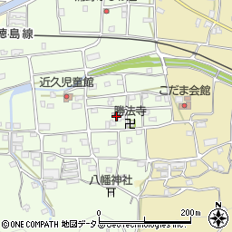 徳島県吉野川市川島町学近久249周辺の地図