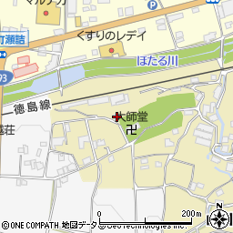 徳島県吉野川市山川町古城115周辺の地図