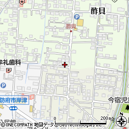 山口県防府市酢貝1-19周辺の地図
