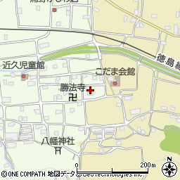 徳島県吉野川市川島町学近久212周辺の地図