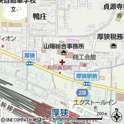 山口県山陽小野田市鴨庄101-23周辺の地図