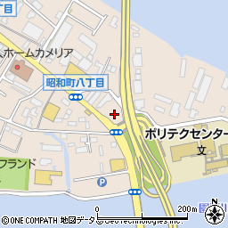 伊丹岩男展示場周辺の地図