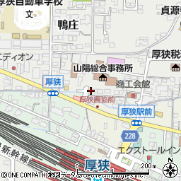 山口県山陽小野田市鴨庄101-25周辺の地図