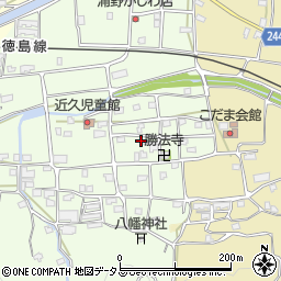 徳島県吉野川市川島町学近久258周辺の地図