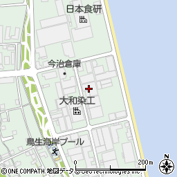 正岡タオル株式会社　東鳥生工場周辺の地図