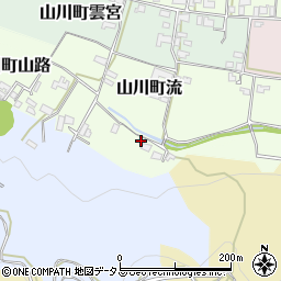 徳島県吉野川市山川町山路79周辺の地図