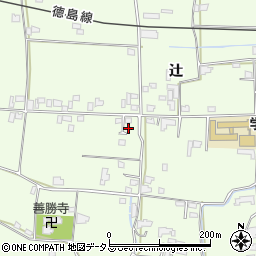 徳島県吉野川市川島町学辻189周辺の地図