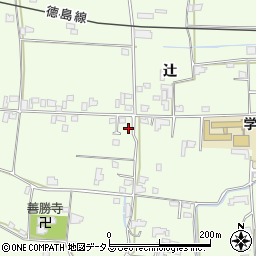 徳島県吉野川市川島町学辻190周辺の地図