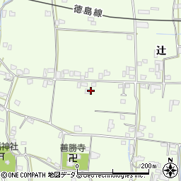 徳島県吉野川市川島町学辻183周辺の地図