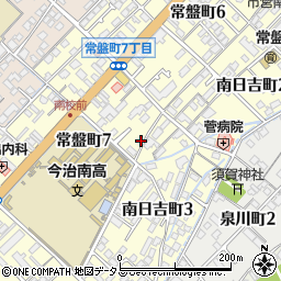 愛媛県今治市常盤町7丁目1-18周辺の地図