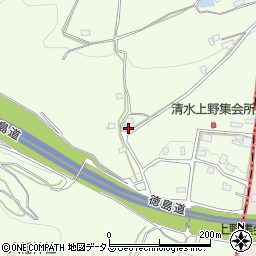 徳島県三好市三野町清水1496周辺の地図