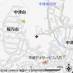 徳島県徳島市八万町中津浦35周辺の地図