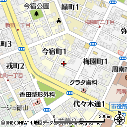 山口県周南市今宿町1丁目18周辺の地図