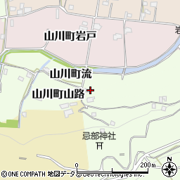 徳島県吉野川市山川町山路18周辺の地図