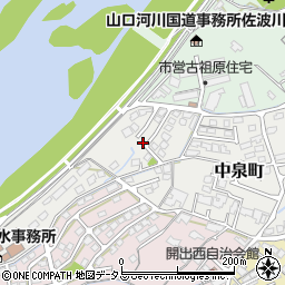 山口県防府市中泉町15周辺の地図