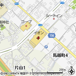 イオン今治店周辺の地図