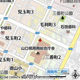 山口県施設管理財団県営住宅管理事務所周南支所周辺の地図