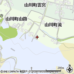 徳島県吉野川市山川町山路93周辺の地図