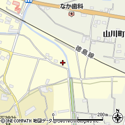 徳島県吉野川市山川町川田1465-5周辺の地図