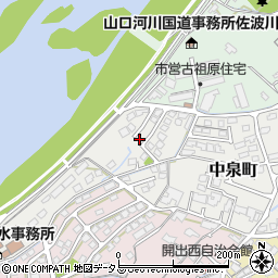 山口県防府市中泉町15-33周辺の地図