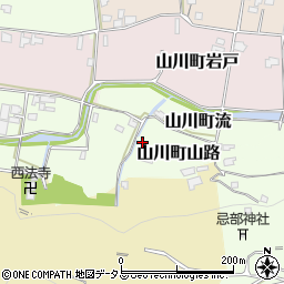 徳島県吉野川市山川町山路33周辺の地図