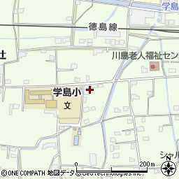 徳島県吉野川市川島町学辻59-2周辺の地図