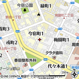 山口県周南市今宿町1丁目19周辺の地図