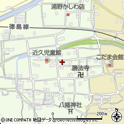 徳島県吉野川市川島町学近久279周辺の地図