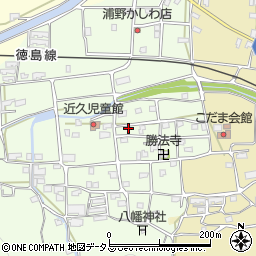 徳島県吉野川市川島町学近久260周辺の地図