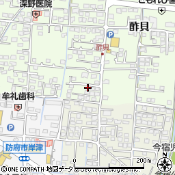 山口県防府市酢貝1-11周辺の地図