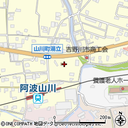 セブンイレブン吉野川山川町店周辺の地図