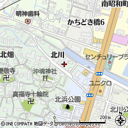 徳島県徳島市沖浜町北川周辺の地図