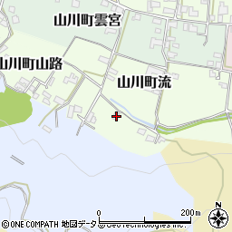 徳島県吉野川市山川町山路86周辺の地図