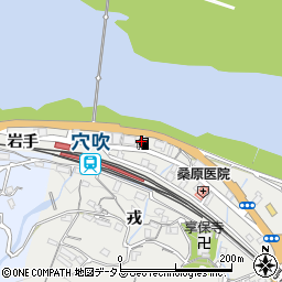 徳島県美馬市穴吹町穴吹東岩手周辺の地図