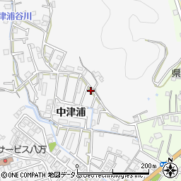徳島県徳島市八万町中津浦165周辺の地図