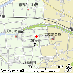 徳島県吉野川市川島町学近久229周辺の地図