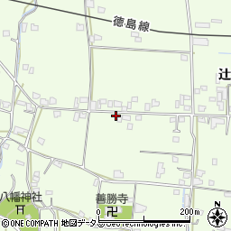 徳島県吉野川市川島町学辻180周辺の地図