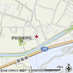 徳島県美馬市穴吹町三島舞中島20周辺の地図