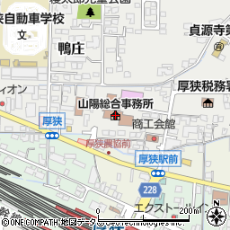 山陽小野田市山陽総合事務所周辺の地図
