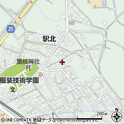 山口県防府市台道駅北423周辺の地図