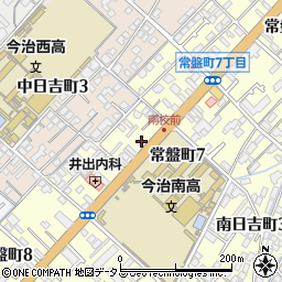愛媛県今治市常盤町7丁目4-6周辺の地図