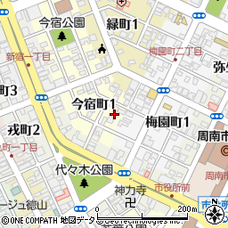 山口県周南市今宿町1丁目23周辺の地図