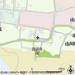 徳島県吉野川市山川町流62-1周辺の地図