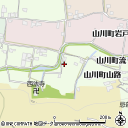 徳島県吉野川市山川町山路41周辺の地図
