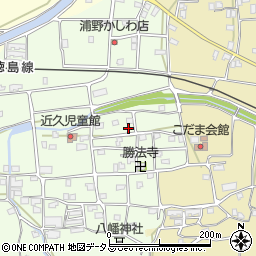 徳島県吉野川市川島町学近久245周辺の地図