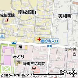 ウォンツ　防府松崎店周辺の地図