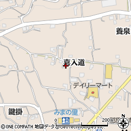 徳島県美馬市美馬町喜入道31-18周辺の地図
