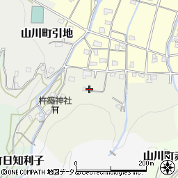 徳島県吉野川市山川町貞田周辺の地図